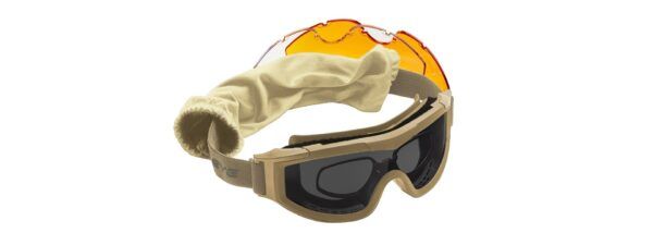 Maschera Tattica Balistica Swisseye F-Tac | Con 3 Lenti e Clip RX