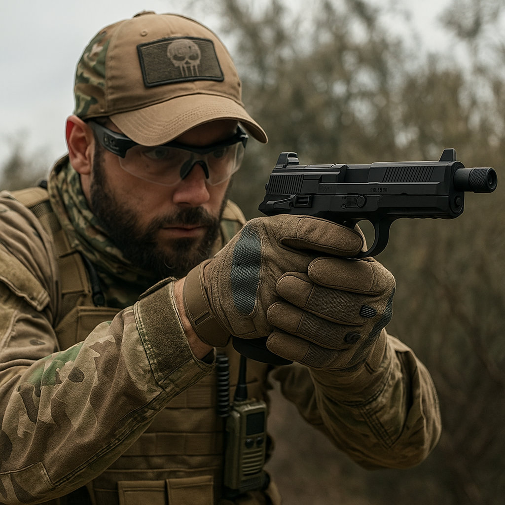 Pistola softair FNX-45 Tactical scarrellante a gas