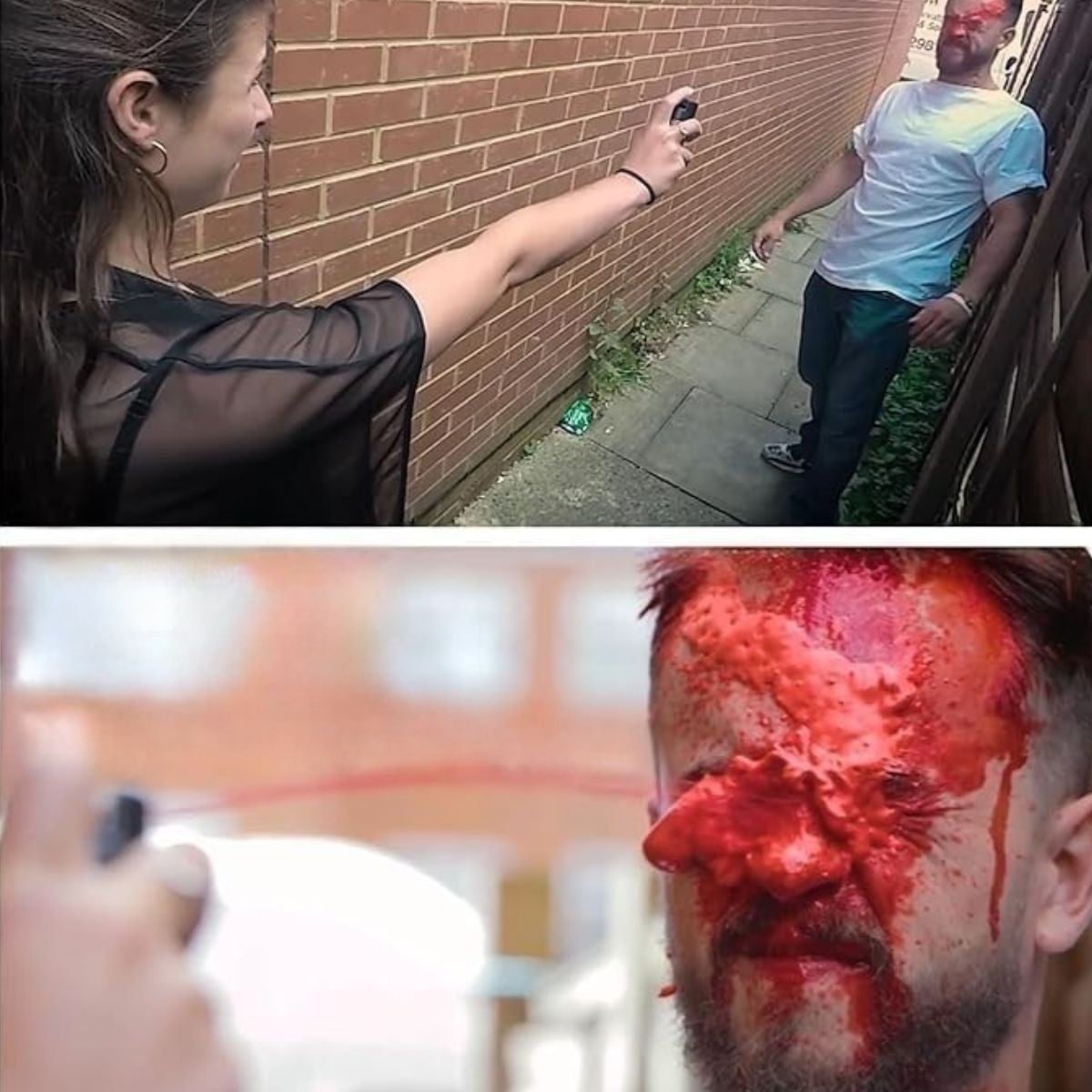 Getto dello spray antiaggressione Criminal Identifier