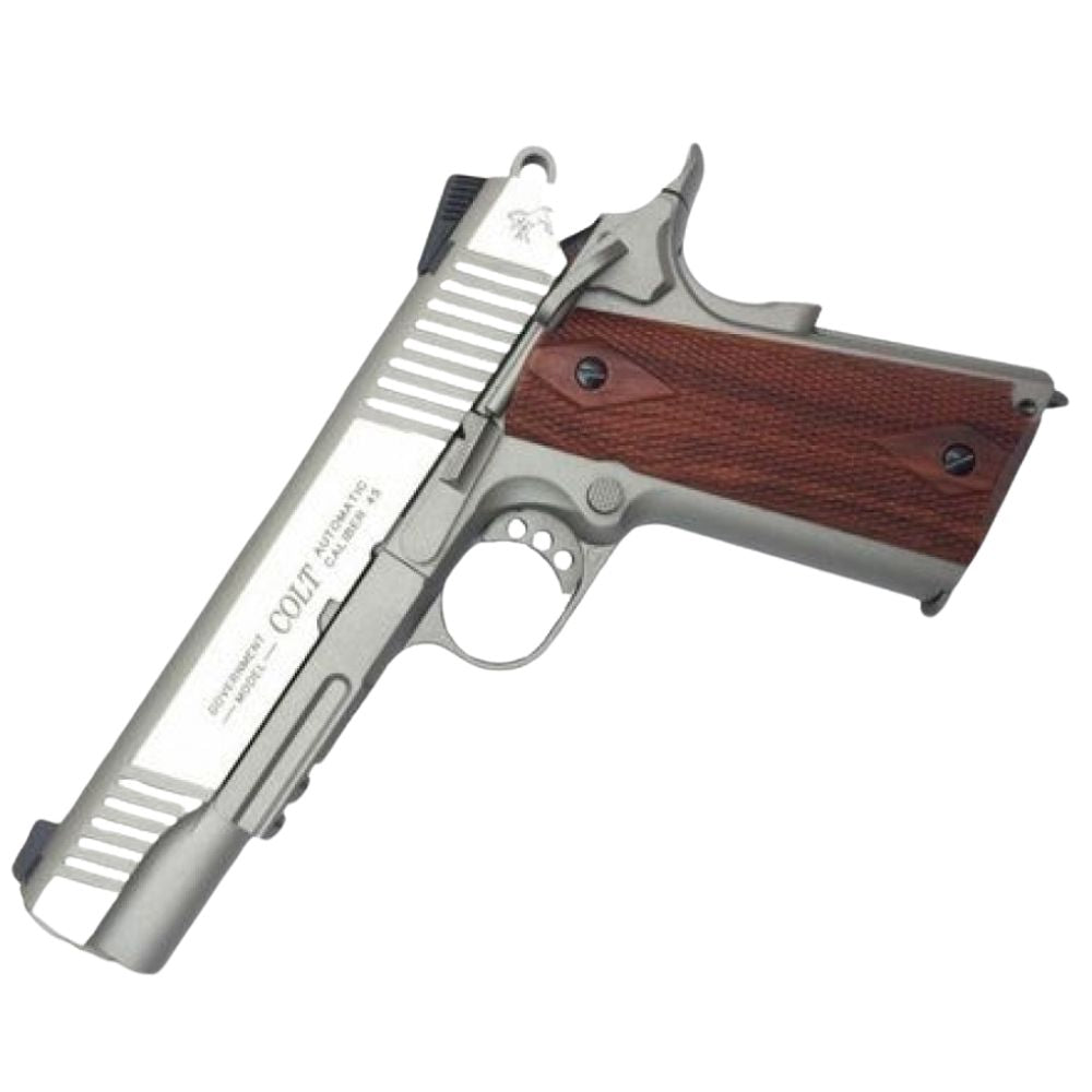 Pistola softair Colt 1911 Rail Gun a CO₂ - inox