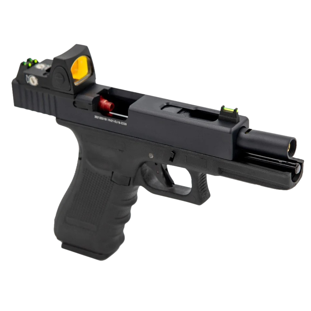 Pistola softair Raven EU8 a gas + RDS - Nero