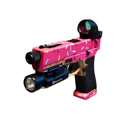 Pistola Softair Glock Custom "Donut Edition" – Gas Blowback & Full Auto - SET