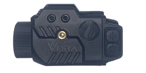 Torcia Tattica 500 Lumen e Laser Rosso Vesta C1 Crossover - Ricaricabile USB