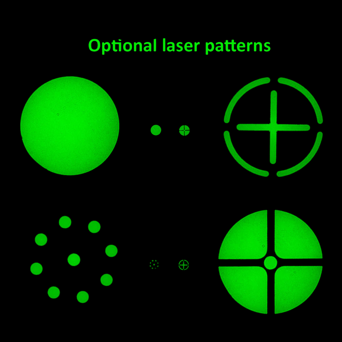 Firefield ottica Hog con designatore laser verde