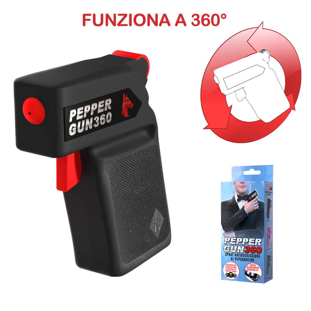 Pepper Gun 360 20 ml - Nero