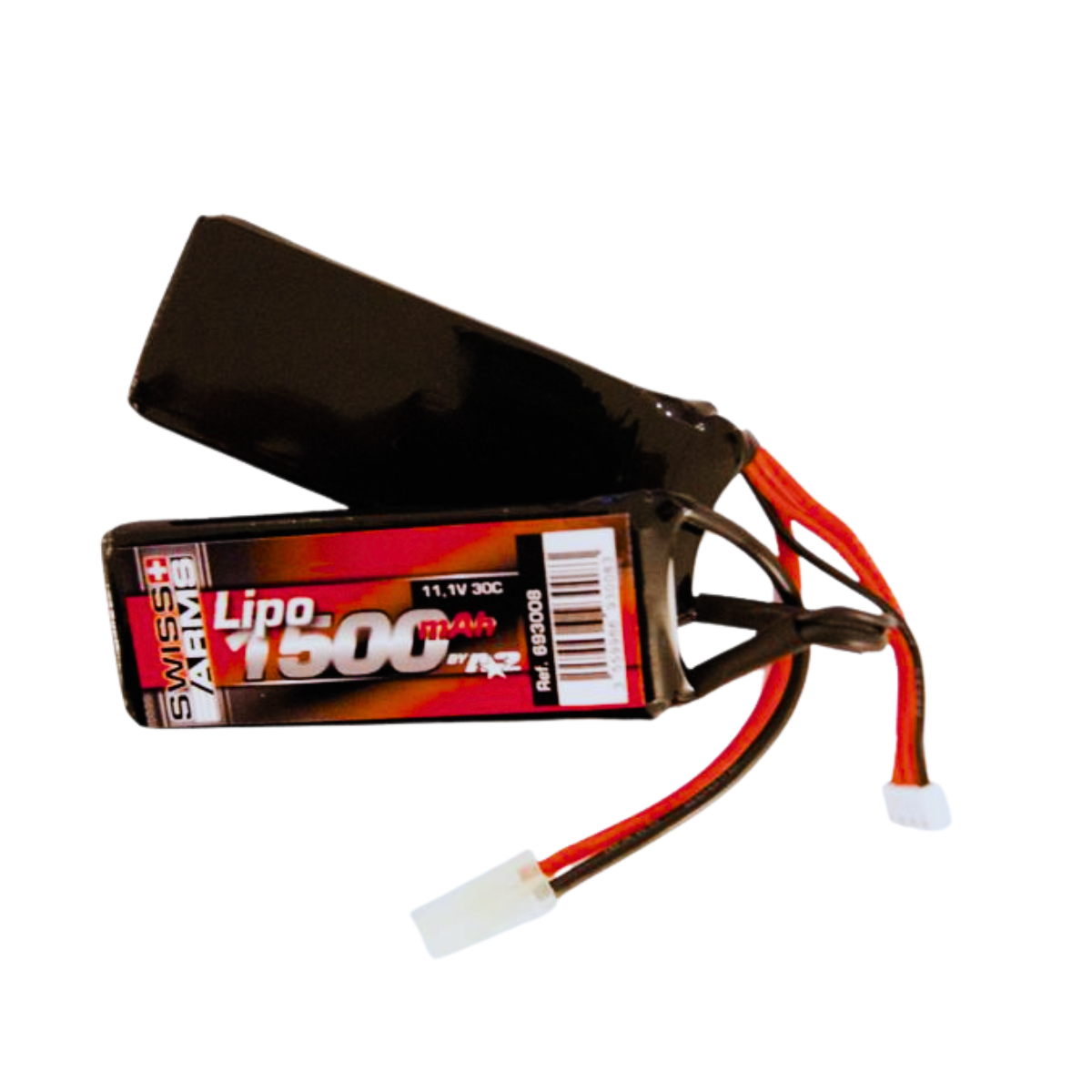 Batteria Lipo doppia Swiss Arms 11,1V - 1500mAH 30C