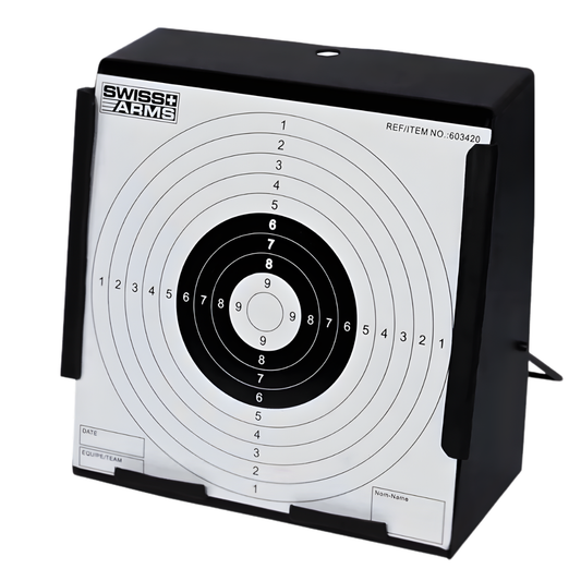 Bersaglio softair 14x14 cm con 10 fogli