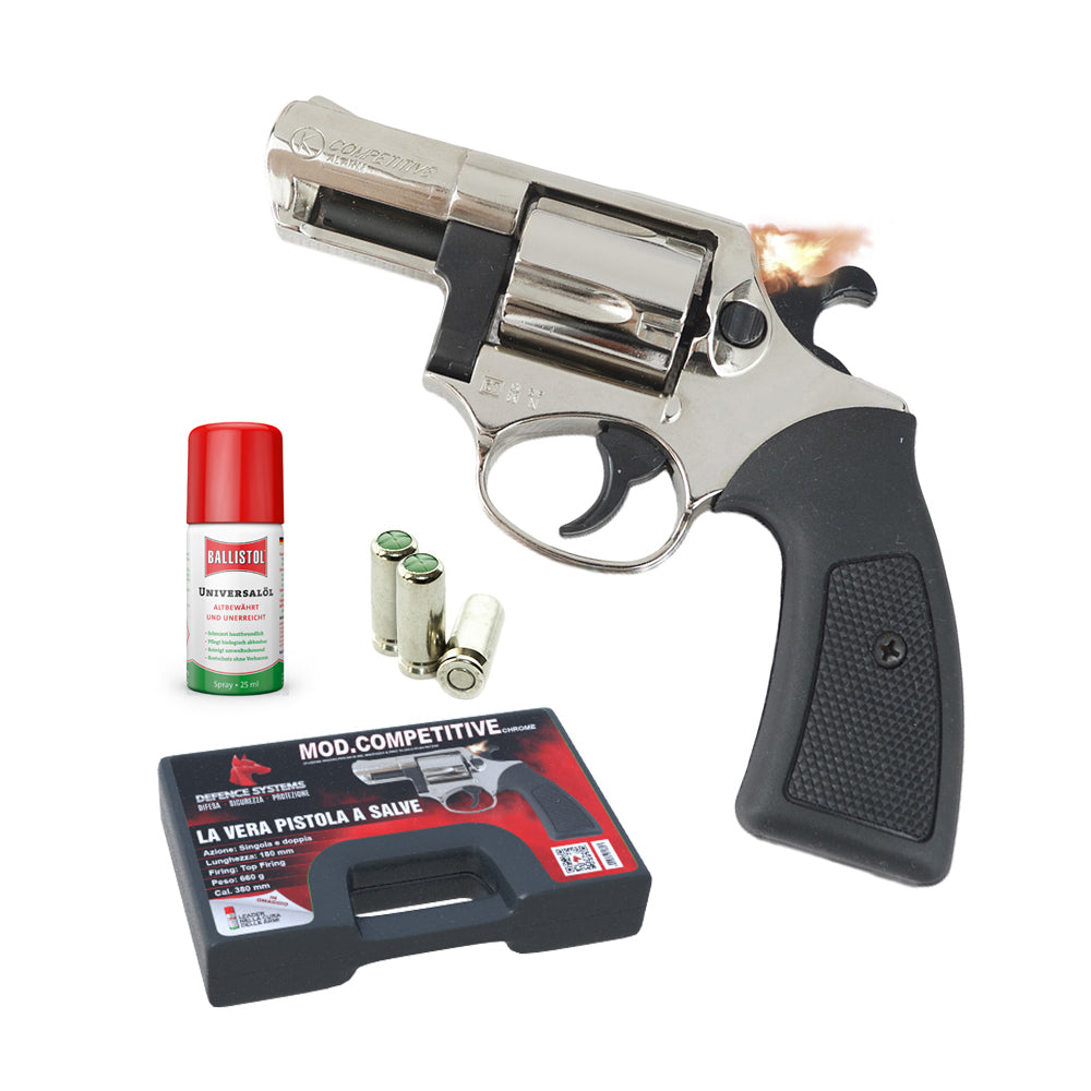 CF Firearms - Competitive 2" Pistola a salve Cal .380 - Chrome