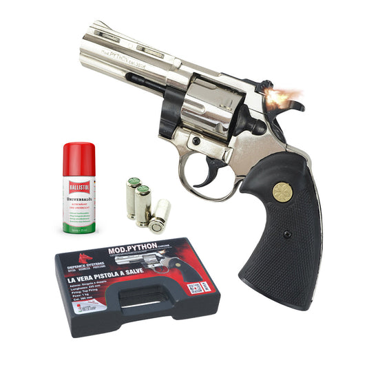 CF Firearms - Mod. Python Pistola a salve Cal .380 - Chrome