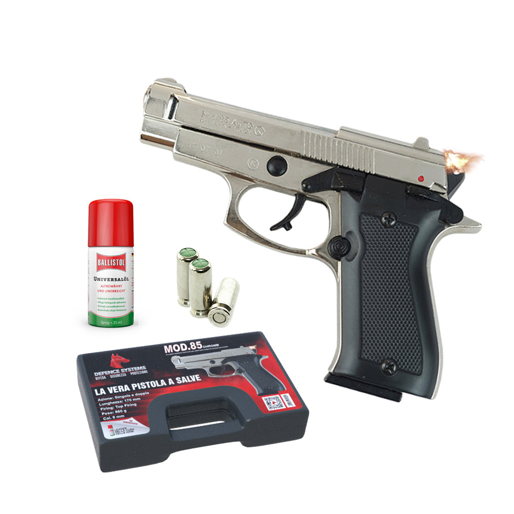 CF Firearms - Mod. 85 Pistola a salve Cal 8mm - Chrome