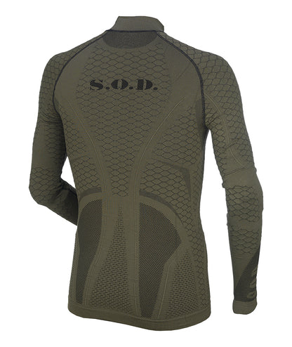 Cyber Shirt Manica Lunga Intimo Tattico SOD Gear - M.Green