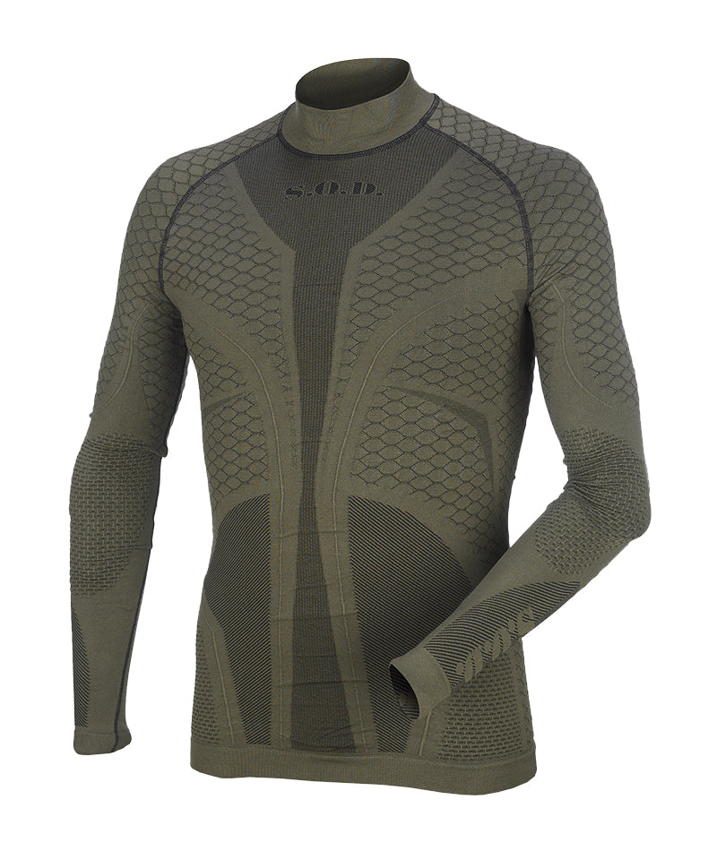 Cyber Shirt Manica Lunga Intimo Tattico SOD Gear - M.Green