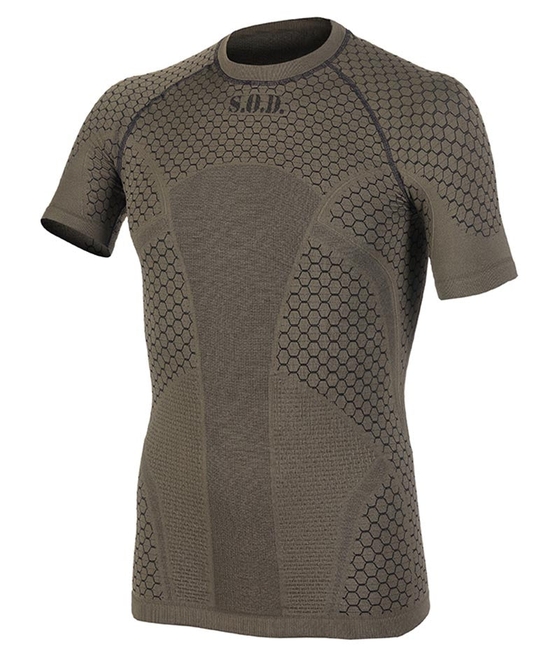 Cyber T-Shirt Manica Corta SOD Gear – M.Green