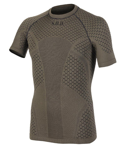 Cyber T-Shirt Manica Corta SOD Gear – M.Green