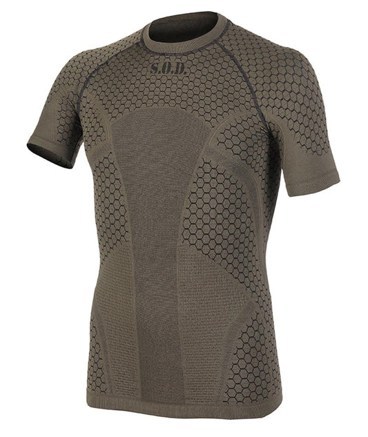 Cyber T-Shirt Manica Corta SOD Gear – M.Green