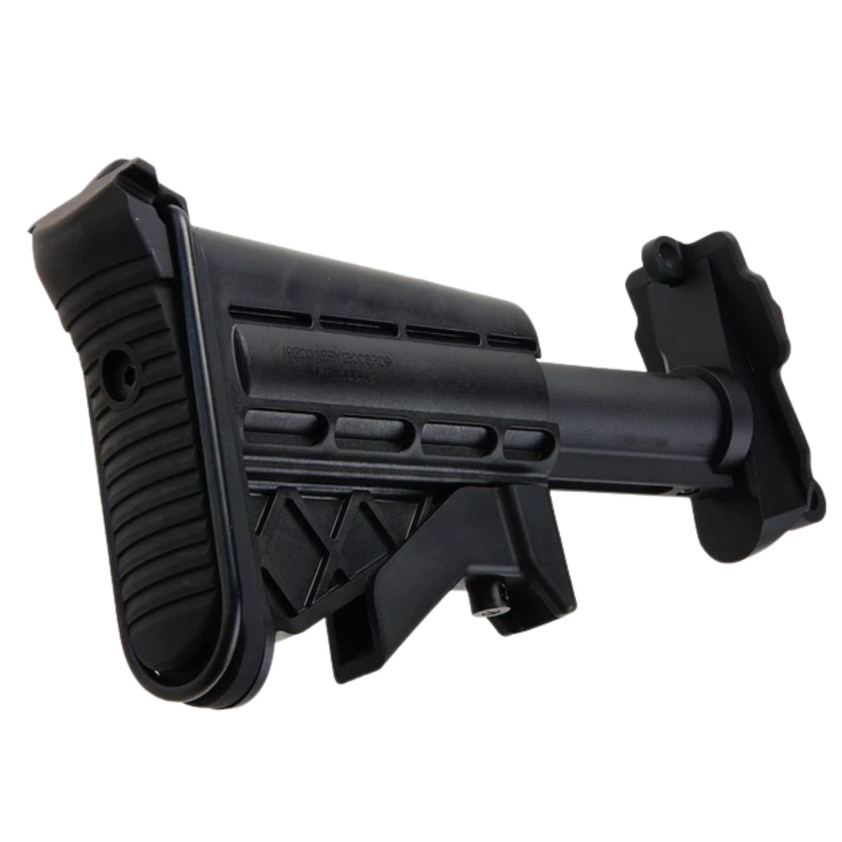 Calcio pieghevole per fucile MK48 nero altro lato