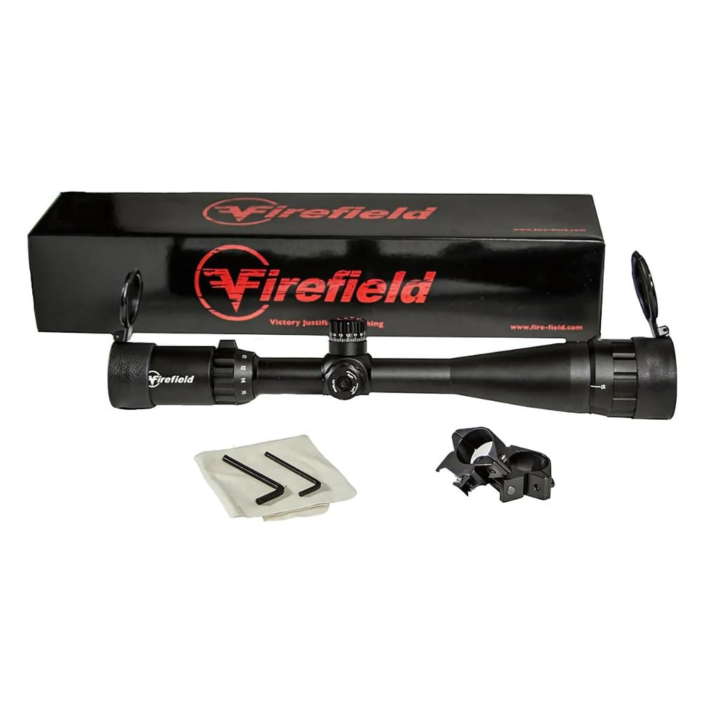 Confezione e accessori della Firefield ottica Tactical 4-16x42AO IR 