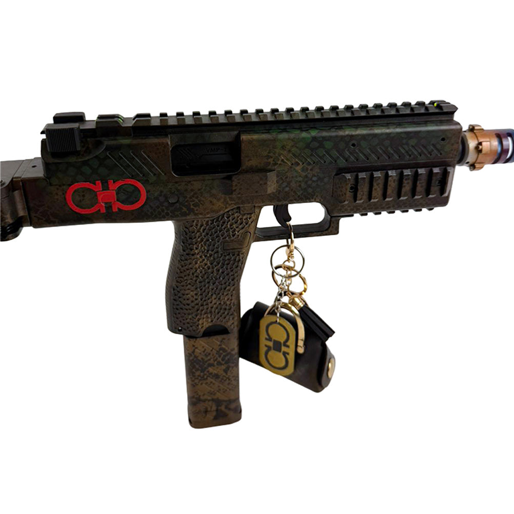 Dettaglio Mitraglietta custom Vorsk EU7 Tactical a gas