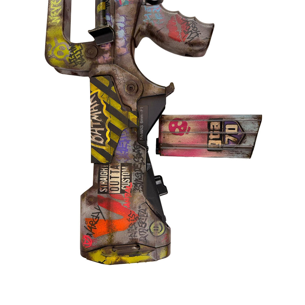 Dettaglio del Calcio Fucile softair eletttrico FAMAS 91 better