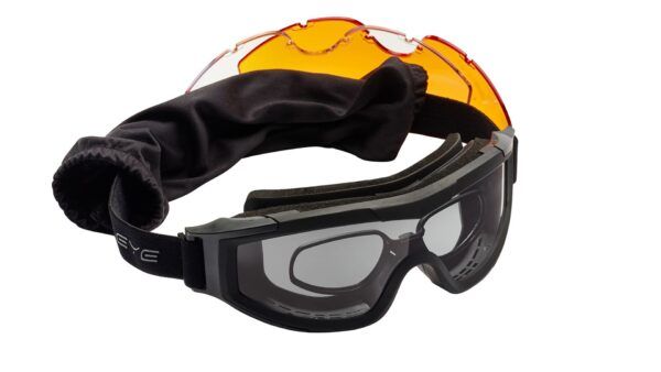 Maschera Tattica Balistica Swisseye F-Tac | Con 3 Lenti e Clip RX