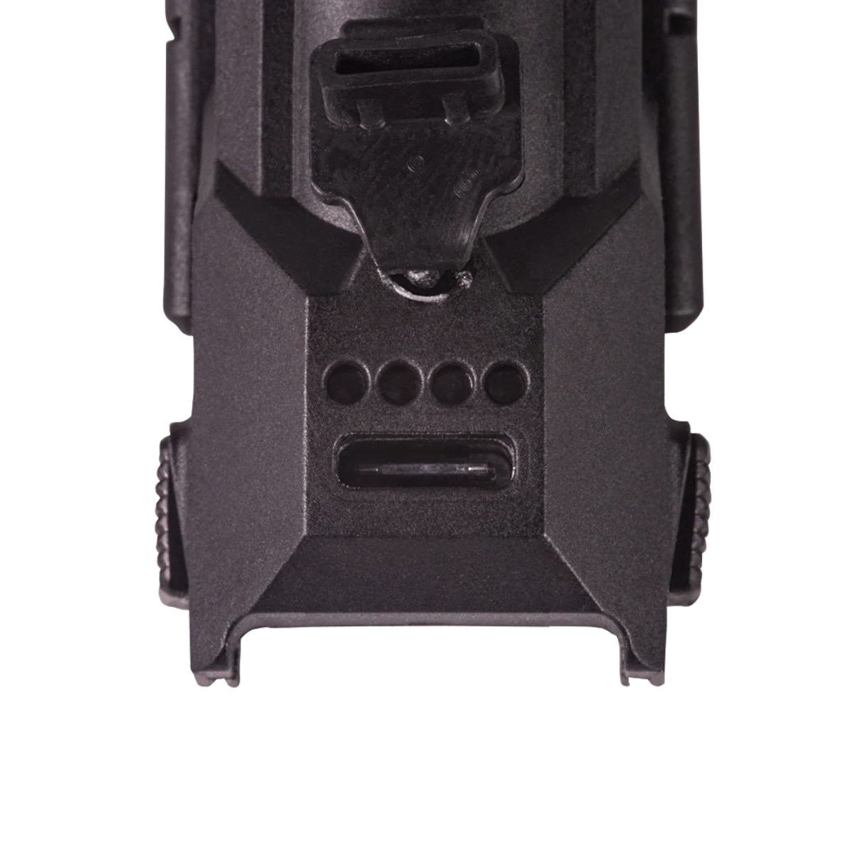 Foto dal basso del mirino laser rosso Firefield BattleTek Subcompact