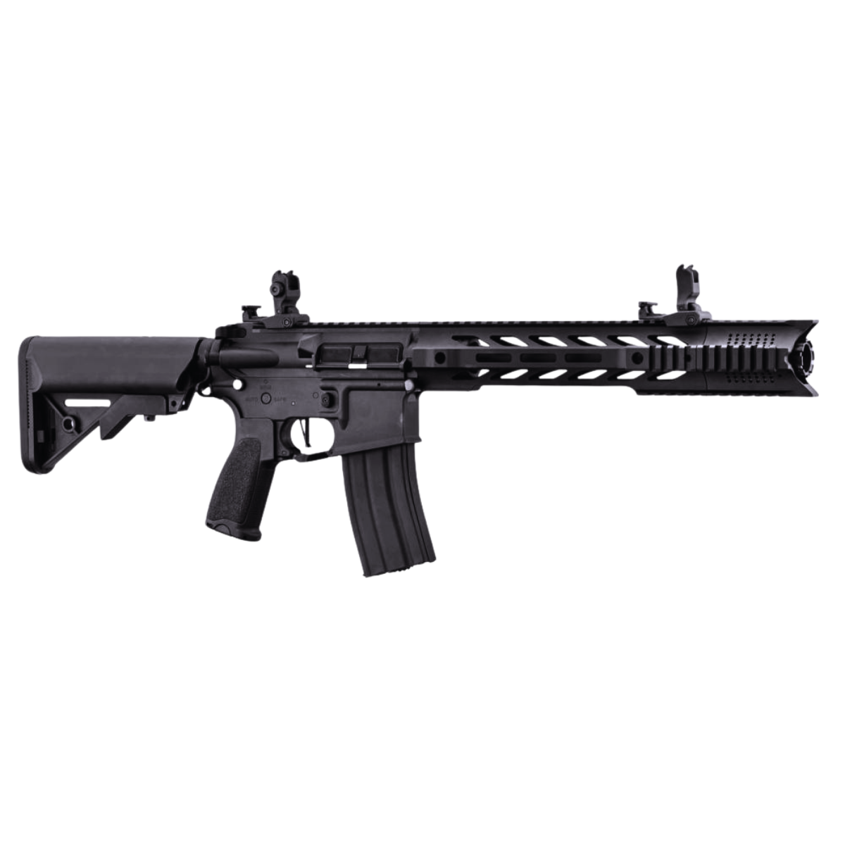 Fucile d'assalto Lancer Tactical M4 Interceptor Hybrid 10" altro lato nero