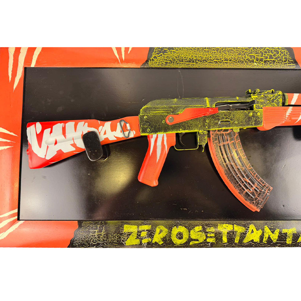 Fucile softair custom Kalashnikov AK47 con quadro
