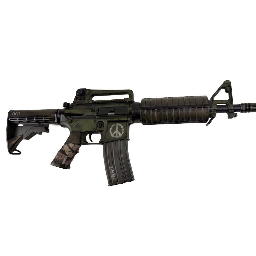 Fucile softair elettrico custom M4A1 altro lato