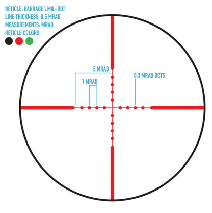 Firefield - Tactical 3-12x40AO IR