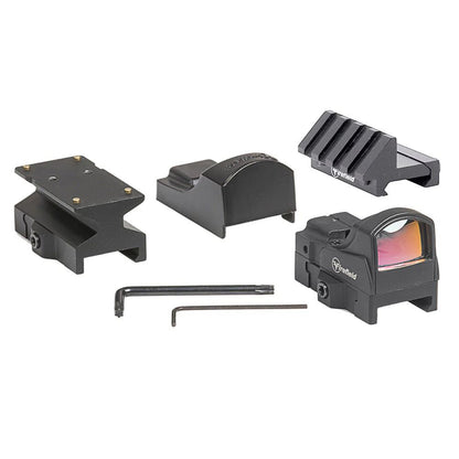 Mirino reflex Firefield Impact Mini con attacco a 45° - componenti