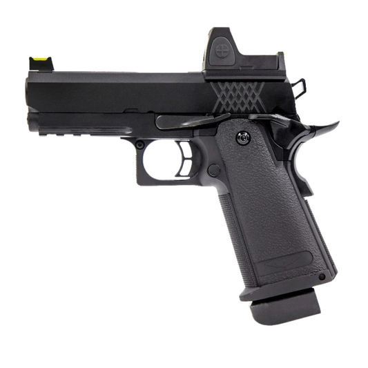 Pistola softair Raven Hi-CAPA 3.8 Pro a gas + RDS - Nero