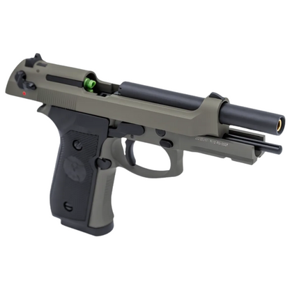 Pistola softair Raven R9 a gas GBB - Grigio