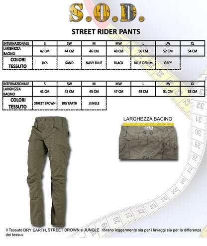 Pantalone Tattico SOD SRIDEPP - Sand - Serie 00501