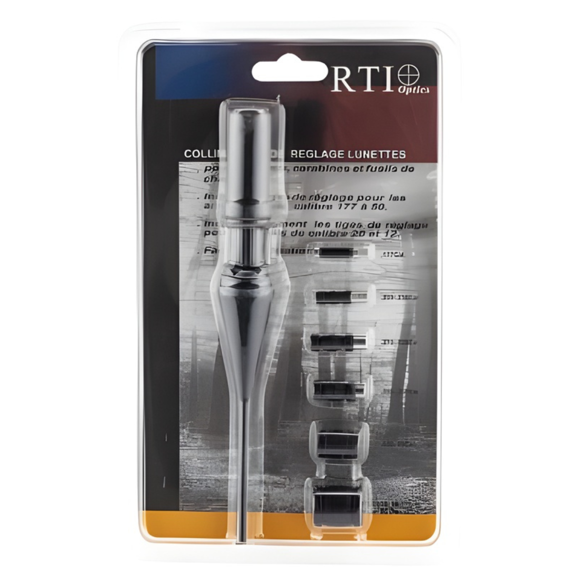 confezione del collimatore laser 